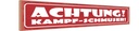 Holzschild 10x46 cm Achtung! Kampf-Schmuser!