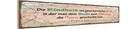 Holzschild 10x46 cm Kindheit Bruder Masern schenkt