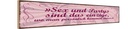 Holzschild 10x46 cm Sex Party persönlich kommen muss