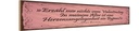 Holzschild 10x46 cm Erzähl nichts vom Valrntinstag