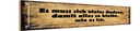Holzschild 10x46 cm Es muss sich vieles ändern damit