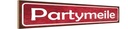 Holzschild 10x46 cm Partymeile