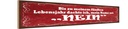 Holzschild 10x46 cm Ich dachte mein Name sei NEIN