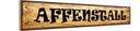 Holzschild 10x46 cm Affenstall
