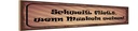 Holzschild 10x46 cm Schweiß fließt Muskeln weinen