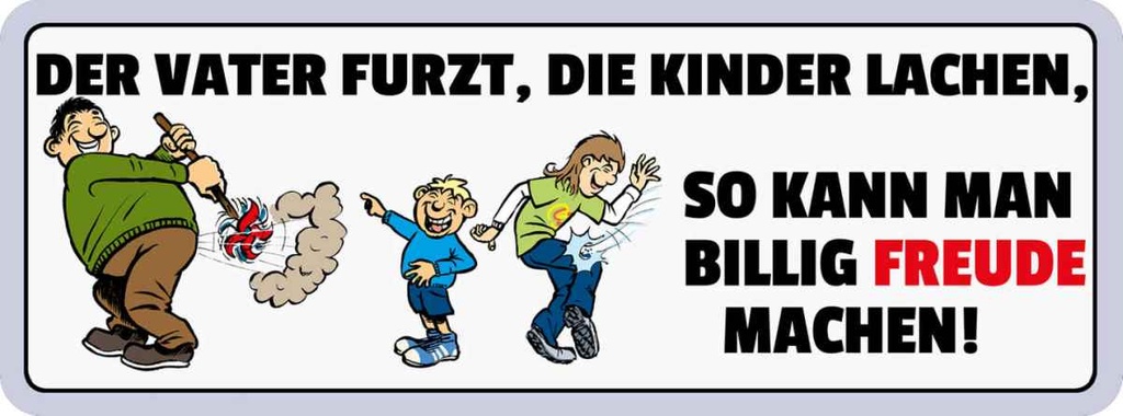 Holzschild 10x27 cm billig Freude machen Dekoration