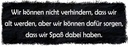 Holzschild 10x27 cm nicht verhindern dass wir alt Dekoration