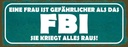Holzschild 10x27 cm Frau ist gefährlicher als FBI Familie Freunde