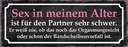 Holzschild 10x27 cm Sex im meinem Alter ist schwer Dekoration