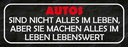 Holzschild 10x27 cm Autos nicht alles im Leben aber