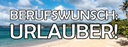 Holzschild 10x27 cm Berufswunsch Urlauber Meer