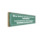 Holzschild 10x27 cm du Bist nicht nur der Hammer Dekoration