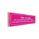 Holzschild 10x27 cm egal Kleidergröße XS oder XL Dekoration