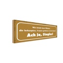Holzschild 10x27 cm wie nennt man Männer die Dekoration