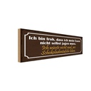 Holzschild 10x27 cm Schokoladentafeln Essen Trinken