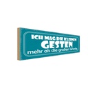 Holzschild 10x27 cm kleinste Gesten die großen Worte Spruch Zitat