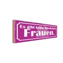 Holzschild 10x27 cm es gibt keine hässlichen Frauen Spruch Zitat