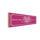 Holzschild 10x27 cm woran festhalten ist aneinander Spruch Zitat