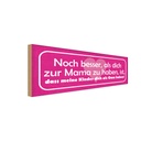 Holzschild 10x27 cm dich zur Mama Kinder als Oma Familie Freunde