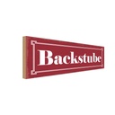 Holzschild 10x27 cm Backstube Beruf Arbeit