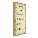 Holzschild 27x10 cm Küntler Organisator Chef Held Beruf Arbeit