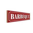 Holzschild 10x27 cm Barbeque Dekoration