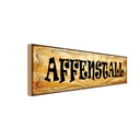 Holzschild 10x27 cm Affenstall Dekoration