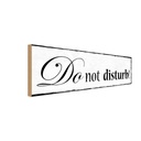 Holzschild 10x27 cm do not disturb Geschenk