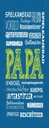 Holzschild 27x10 cm Papa Superheld Vorbild Beschützer Familie Freunde