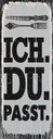 Holzschild 27x10 cm Ich Du passt Gabel Messer Dekoration