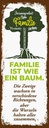 Holzschild 27x10 cm Familie ist wie ein Baum Freunde