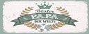 Holzschild 10x27 cm Bester Papa der Welt Männer Frauen