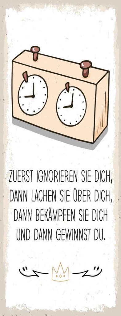 Holzschild 27x10 cm Zuerst ignorieren dich du gewinnst Spruch Zitat