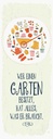Holzschild 27x10 cm Wer Garten besitzt hat alles Geschenk