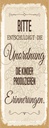Holzschild 27x10 cm Bitte Entschuldigt Unordnung Warnschild Hinweisschild