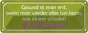 Blechschild 10x27 cm Gute Besserung Gesund ist man Dekoration Spruch Zitat