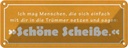 Blechschild 10x27 cm ich mag Menschen die sich Dekoration Spruch Zitat