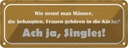 Blechschild 10x27 cm wie nennt man Männer die Dekoration Spruch Zitat
