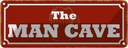 Blechschild 10x27 cm thze man cave Männer Bier Frauen Spruch Zitat