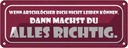 Blechschild 10x27 cm wenn Arschlöcher dich nicht Dekoration Spruch Zitat