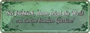 Blechschild 10x27 cm Sei fröhlich Welt bunter Garten Spruch Zitat