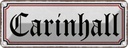 Blechschild 10x27 cm Carinhall