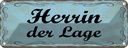Blechschild 10x27 cm Herrin der Lage Dekoration Spruch Zitat