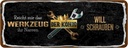 Blechschild 10x27 cm reicht mir das Werkzeug ihr Narren Spruch Zitat