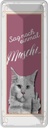 Blechschild 10x27 cm Katze sag noch einmal Muschi