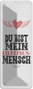 Blechschild 27x10 cm Du bist Lieblingsmensch mein Engel Spruch Zitat