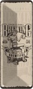 Blechschild 27x10 cm Traditional Brewing live for Beer