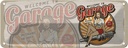 Blechschild 10x27 cm Welcome to Garage Mechanic on