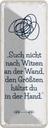 Blechschild 27x10 cm Such nicht nach Witzen an der Wand Spruch Zitat