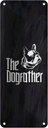 Blechschild 27x10 cm Hund Dog The Dogfather